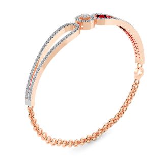 Classic Chain Design Diamond Bracelet