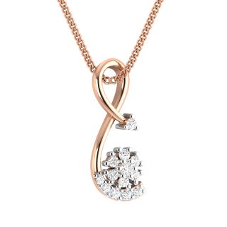 Fadey Round Diamond Office Wear Pendant