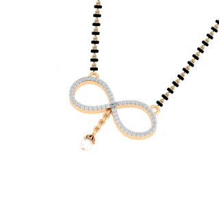 Infinity Diamond Mangalsutra With Chain