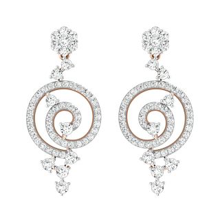 Astrid Round Diamond Earrings