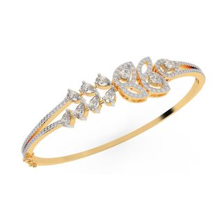 Faith Of Leaf Diamond Bracelet