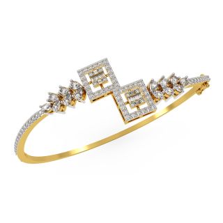 Twin Square Diamond Bracelet