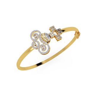 Gold Designer Diamond Bracelet