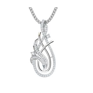 Josie Round Diamond Office Wear Pendant