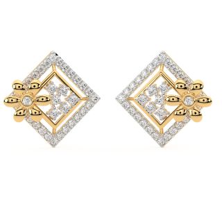 Zinan Round Diamond Stud Earrings