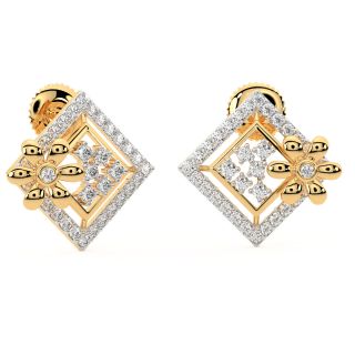 Zinan Round Diamond Stud Earrings