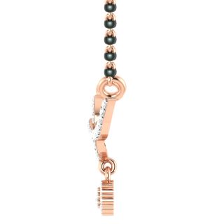 Salena Round Diamond Wedding Mangalsutra