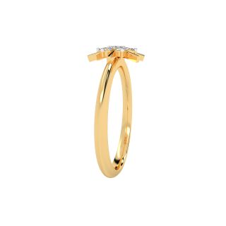 Floweret Design Diamond Ring