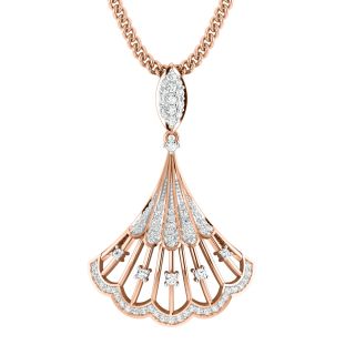 Margot Round Diamond Office Wear Pendant