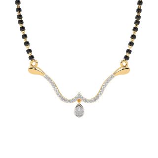 Elegant Mangalsutra In Diamond