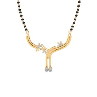 Designer Diamond Mangalsutra For She