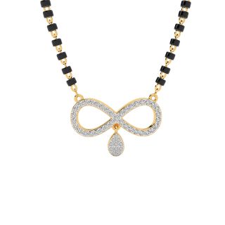 Trending Infinity Design Diamond Mangalsutra