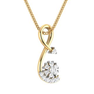 Fadey Round Diamond Office Wear Pendant