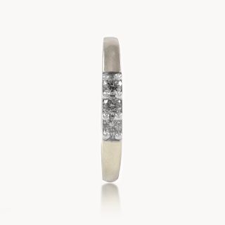 Three Stone Diamond Engagement Ring