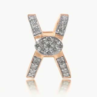Avan Designer Cross Band Diamond Ring