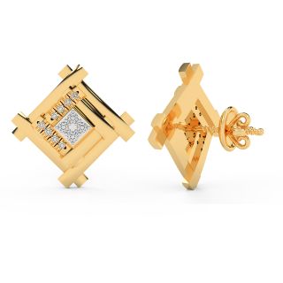 Touch of Glamour Diamond Stud Earrings