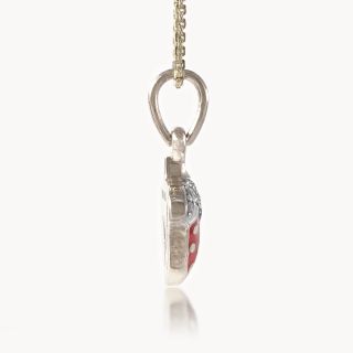 Strawberry Diamond Pendant