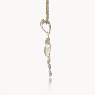 Abel Round Diamond Office Wear Pendant