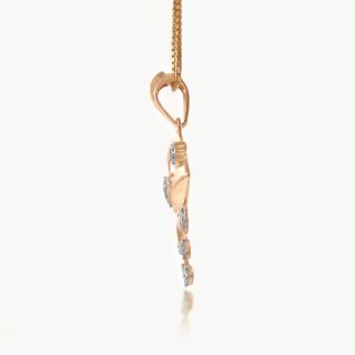 Abel Round Diamond Office Wear Pendant