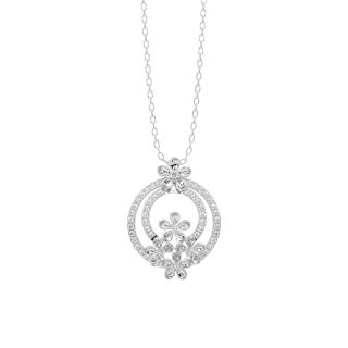 Charming Flower Diamond Pendant