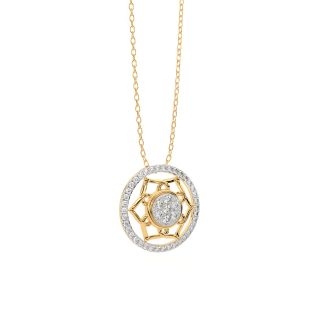 Circle Of Life Pendant in Gold