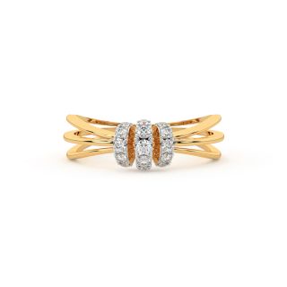 Triple layer Engagement Ring