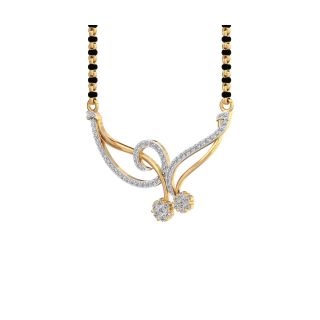 Halona Round Diamond Mangalsutra 