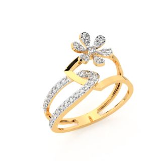 Dazzling Daisy Diamond Ring