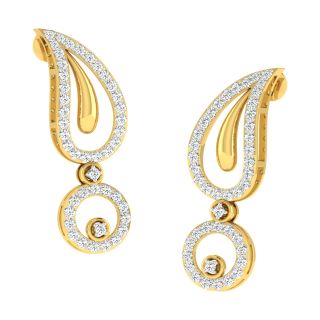 Loretta Round Diamond Earrings