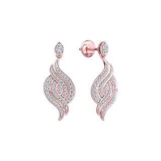 Fiyoni Round Diamond Stud Earrings