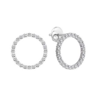 Lenci Round Diamond Stud Earrings