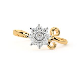 Mikia Round Diamond Engagement Ring