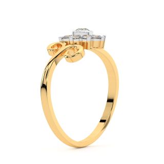 Mikia Round Diamond Engagement Ring