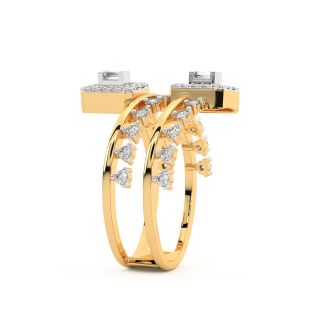 Abhy Round Diamond Engagement Ring
