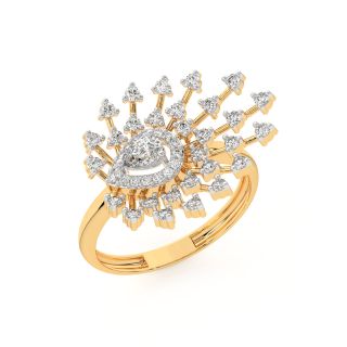 Amirah Round Diamond Engagement Ring