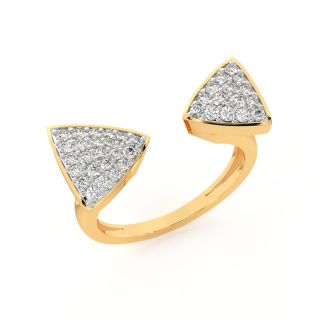 Poria Round Diamond Engagement Ring