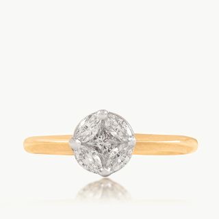 Designer Cluster Diamond Ring