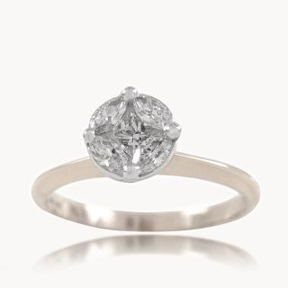 Designer Cluster Diamond Ring