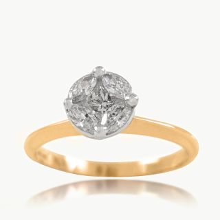 Designer Cluster Diamond Ring