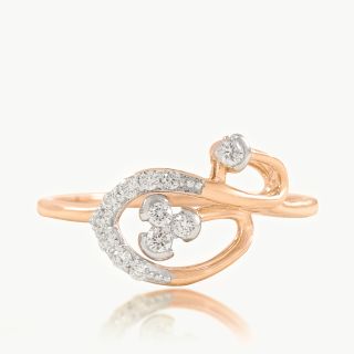 Swirling Affection Engagement Ring