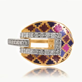 Mystic Maze Diamond Ring
