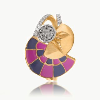 Lunar Glow Diamond Ring