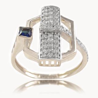 Eclipse Edge Diamond Ring