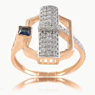 Eclipse Edge Diamond Ring