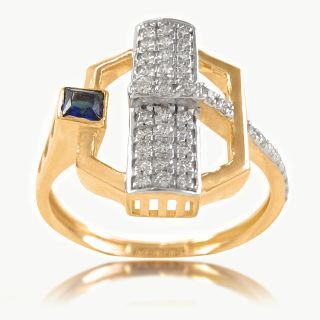 Eclipse Edge Diamond Ring