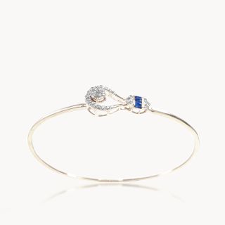 Blue Stone Design Diamond Bracelet
