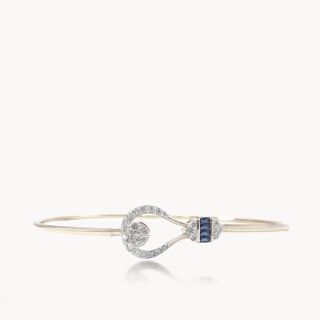 Blue Stone Design Diamond Bracelet