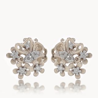 Chaos Flower Diamond Studs