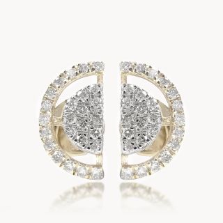Morning Glory Diamond Studs