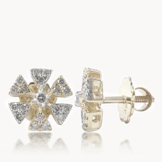 Chakra Design Diamond Earings